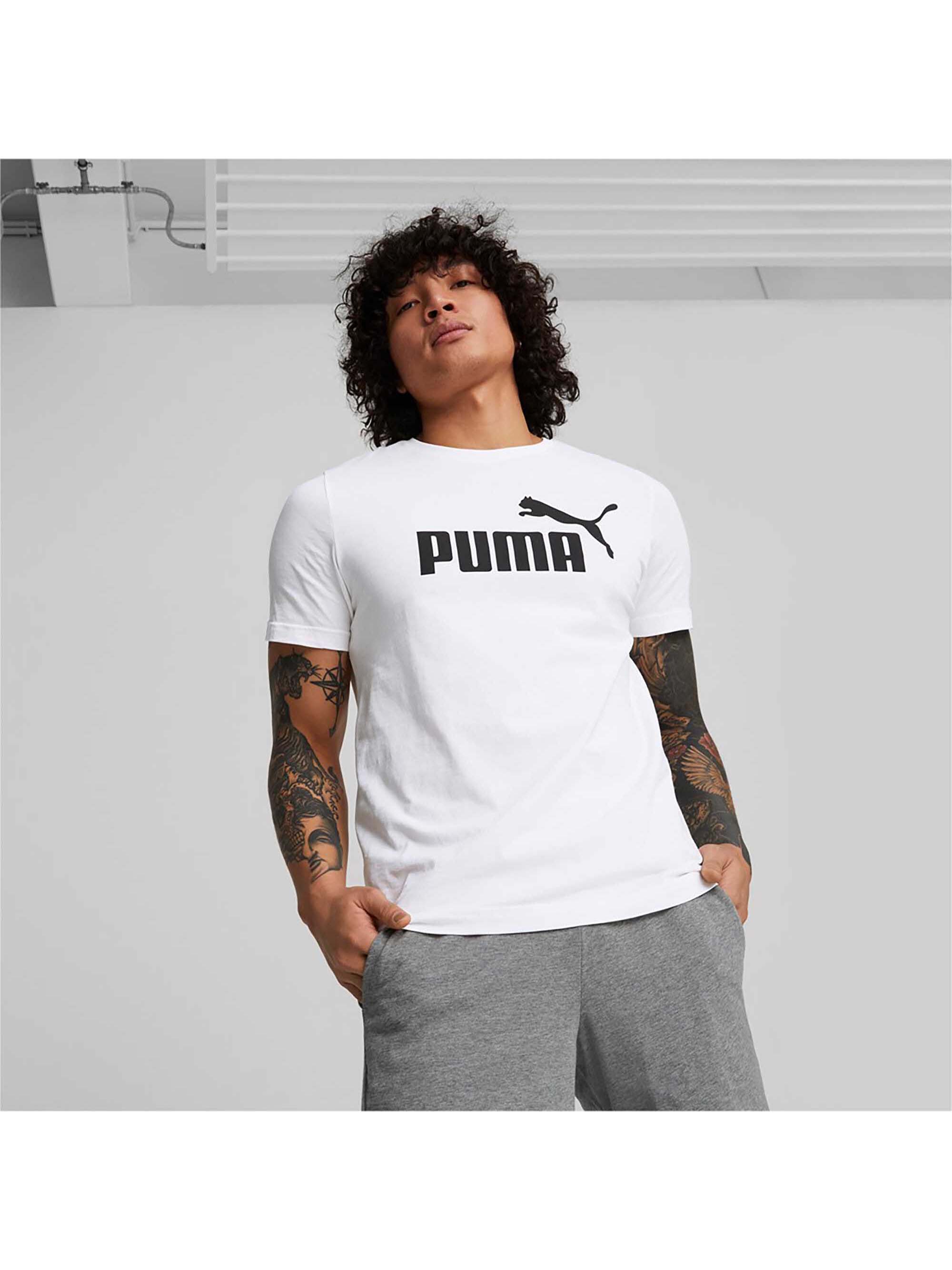 imagem de T-Shirt Puma Essentials, Branco, Homens6