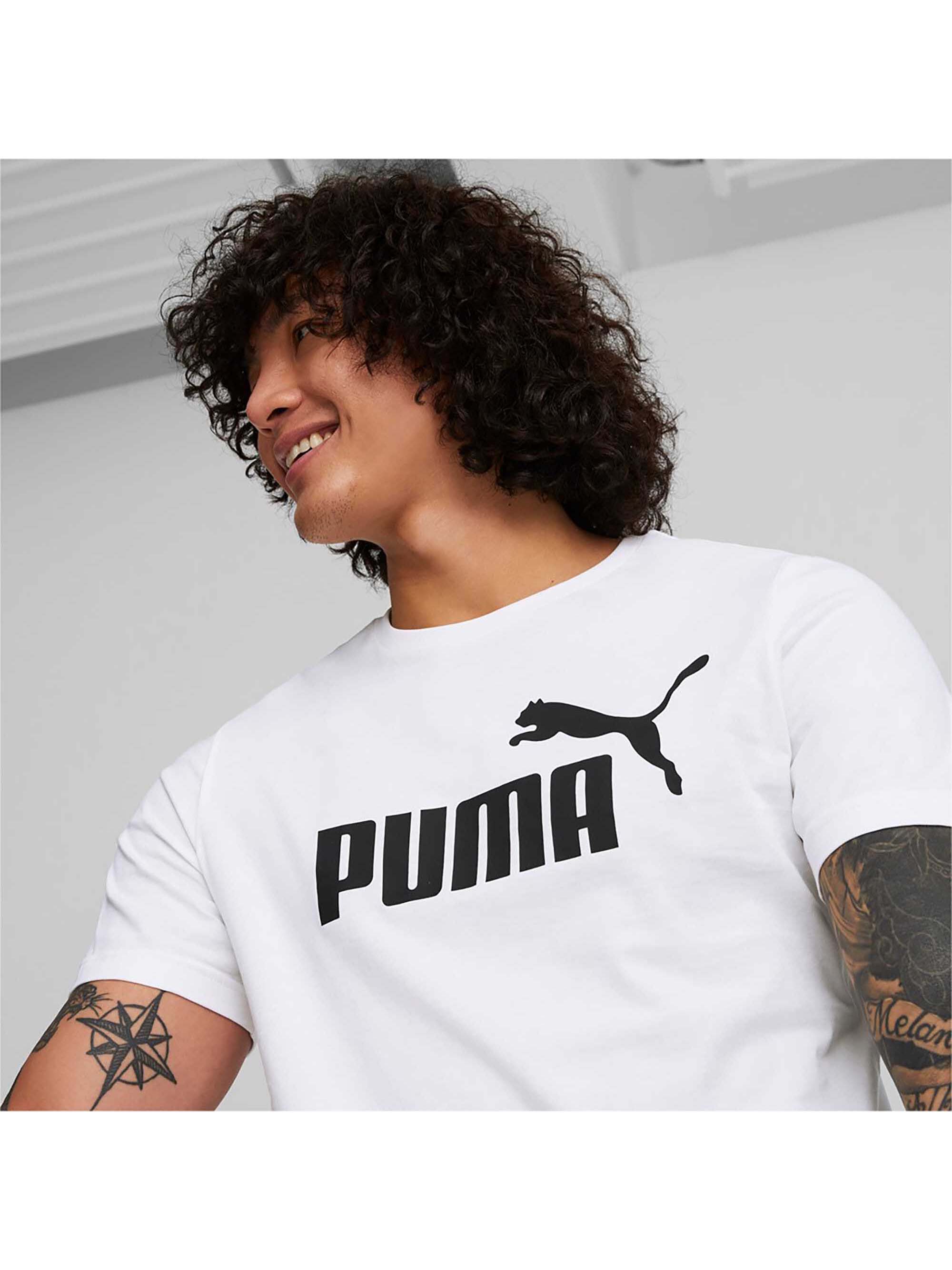 imagem de T-Shirt Puma Essentials, Branco, Homens8