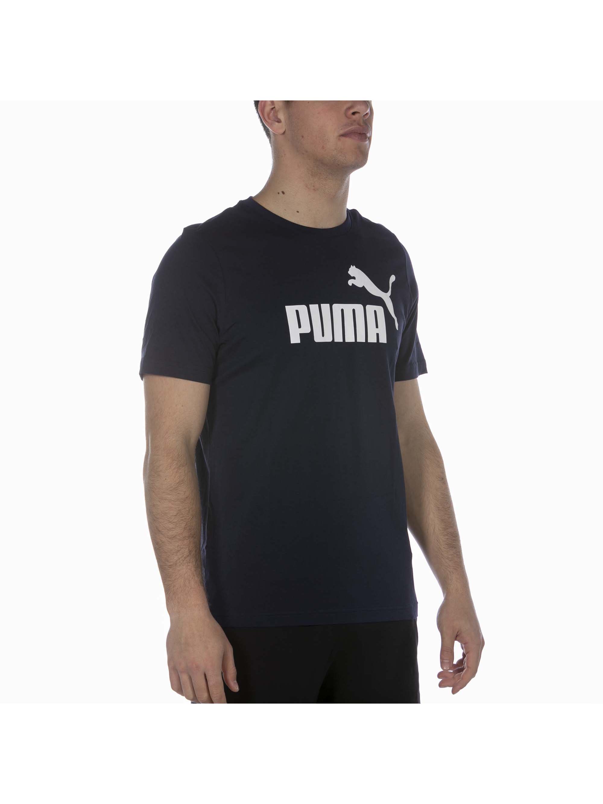 imagem de Puma T-Shirt Puma T-Shirt Ess Logo Tee Azul 063