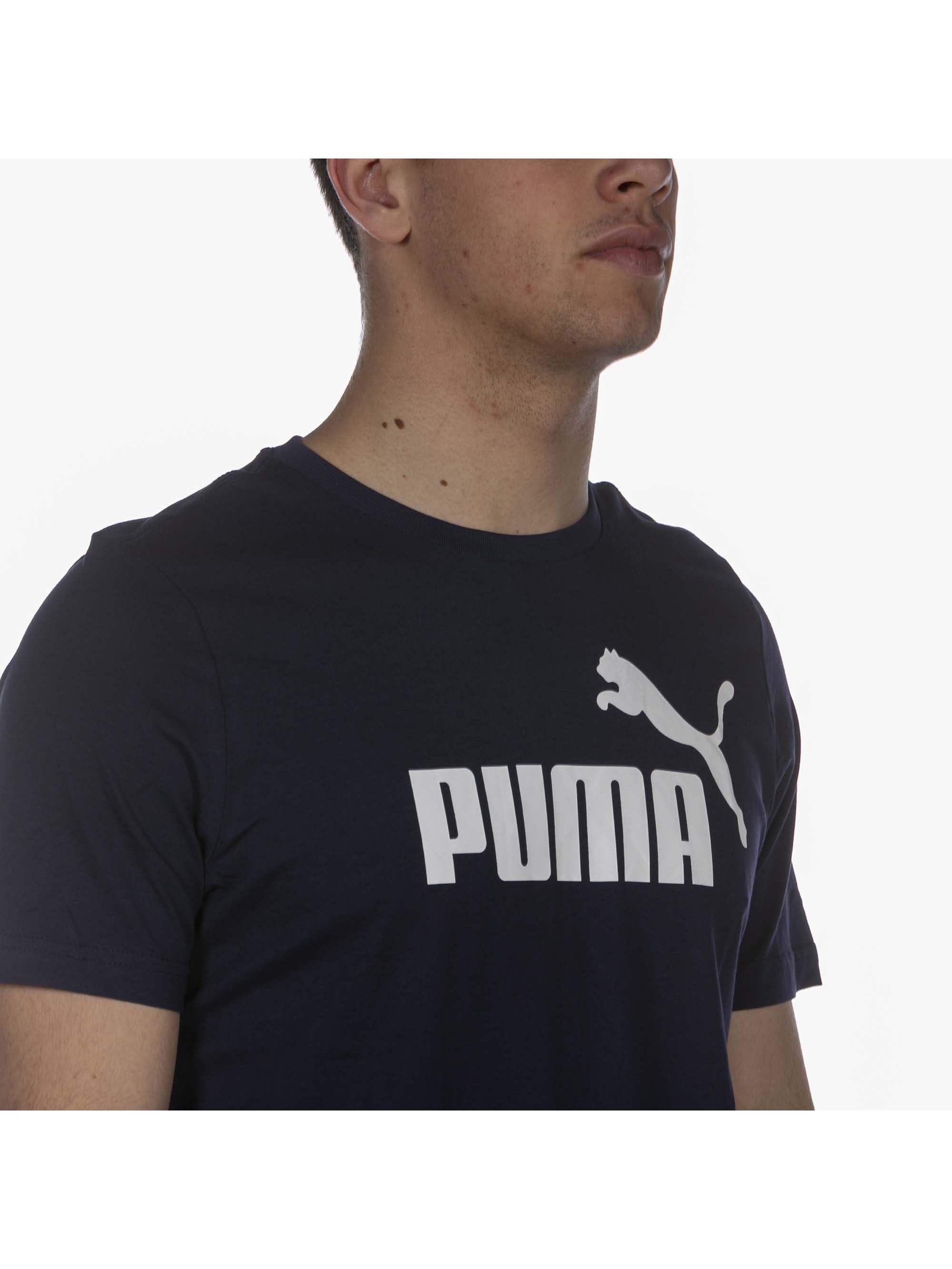 imagem de Puma T-Shirt Puma T-Shirt Ess Logo Tee Azul 067