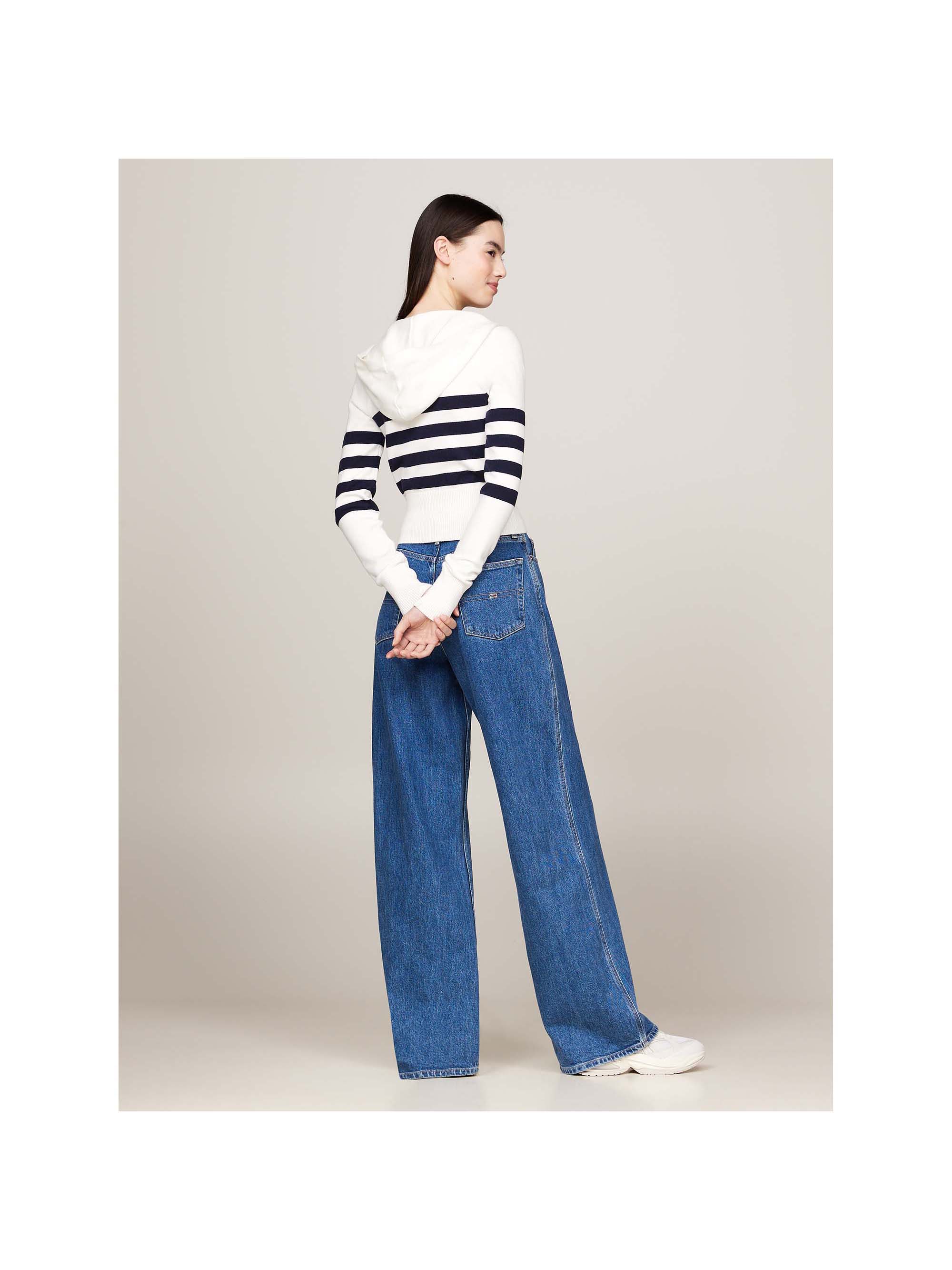 imagem de Tommy Jeans Tjw Stripe Zip Thru Suéter2