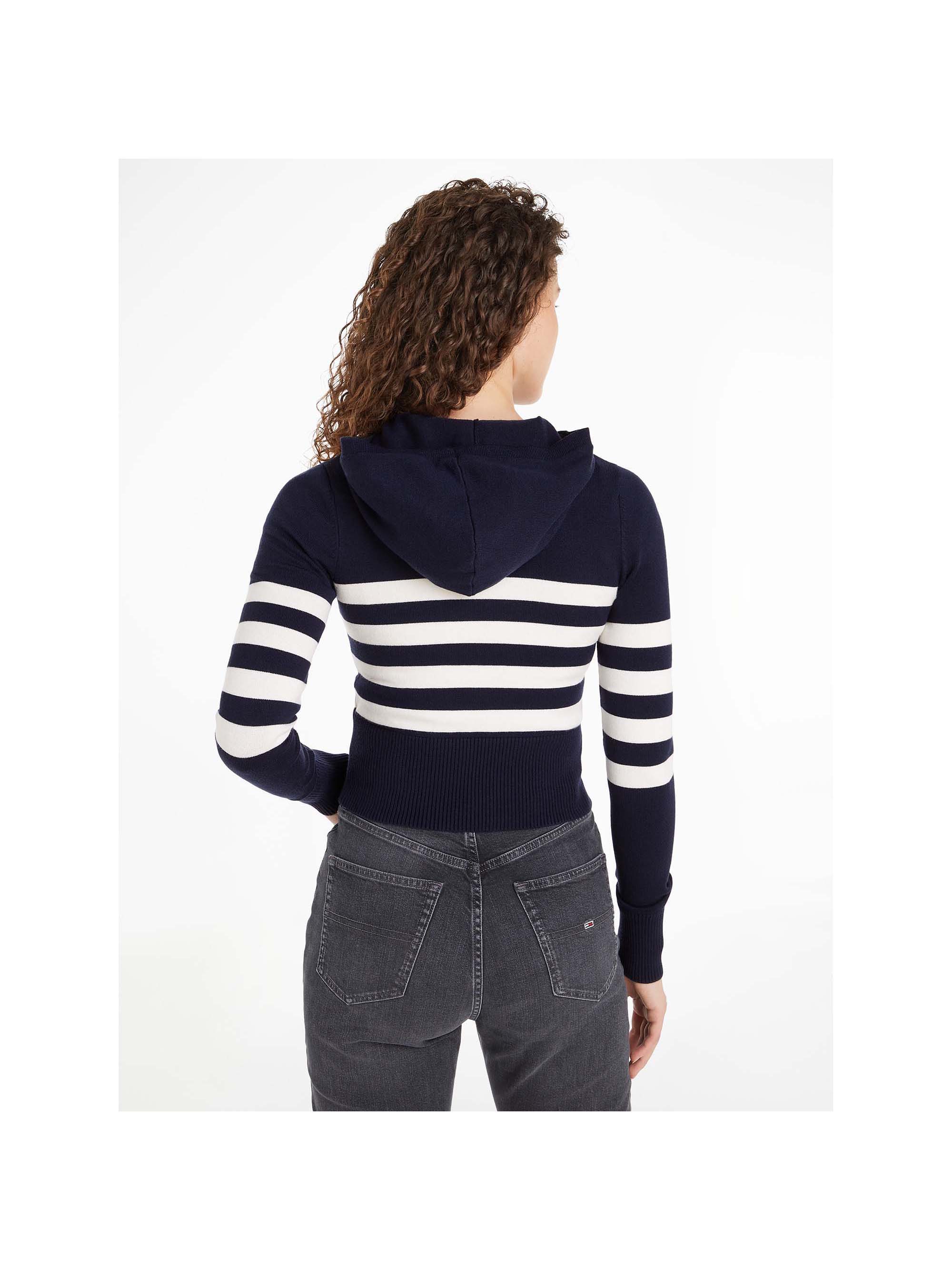 imagem de Tommy Jeans Tjw Stripe Zip Thru Suéter5