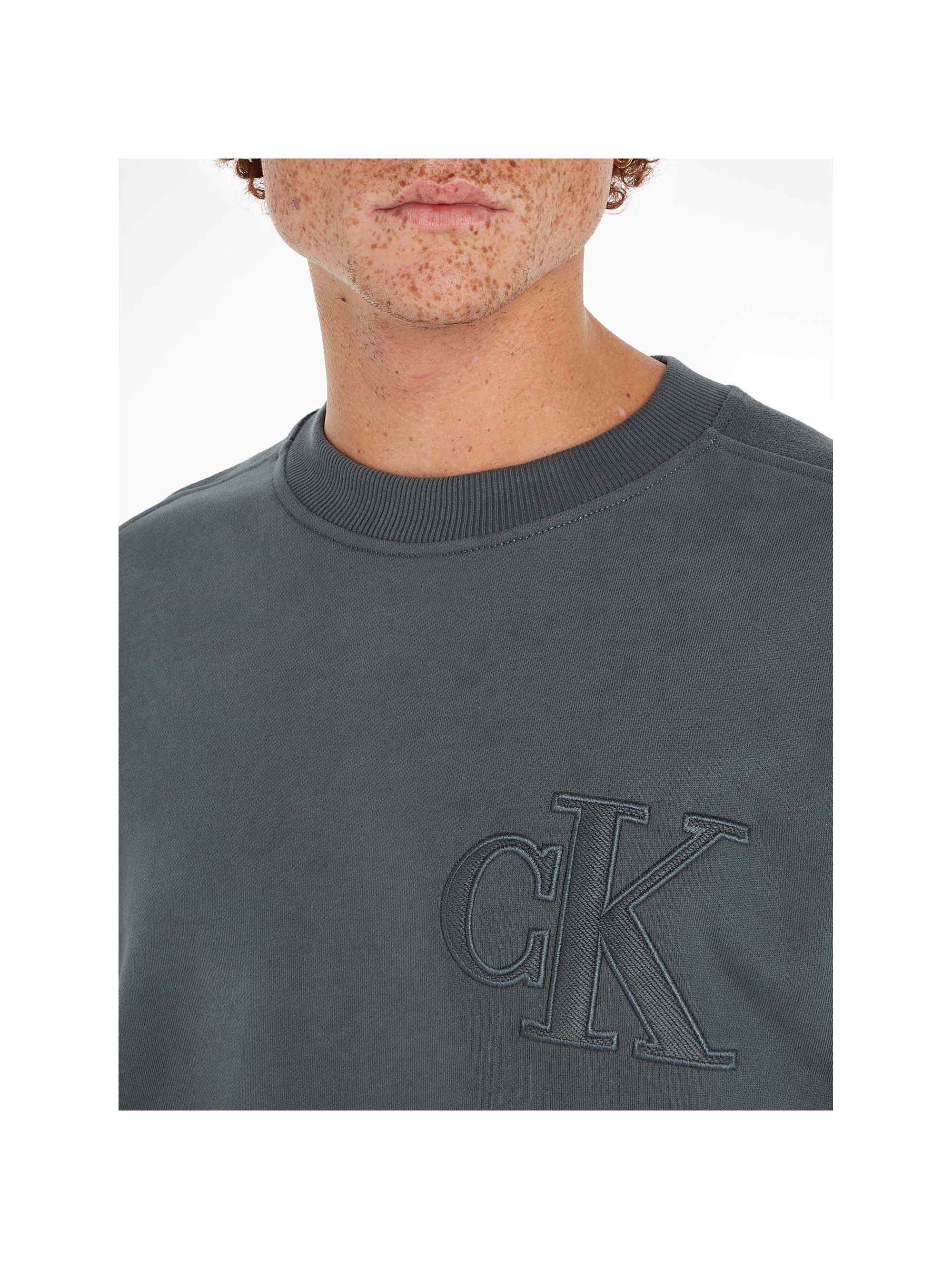 imagem de Camisola Ck Jeans Ck Applique Crew Nec3